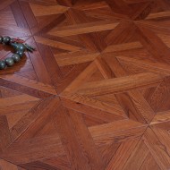 拼花多层实木地板正方形 橡木博罗尼
