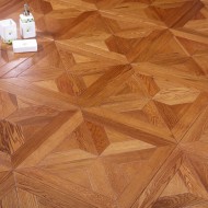 拼花多层实木地板正方形  橡木木香居